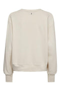 Cosette V-LS Spring Sweatshirt | Ecru | Bluse fra Mos Mosh – nedsat
