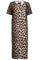 Alma T-Shirt-Kleid | Big Lux Leo Fossil | Kleid von Liberté