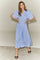 Mica Stripe Pleat Dress 36536 | Hellblau | Kleid von Co'couture