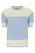 SRMarla SS O-Neck Stripe Knit | Vista Blue | Bluse fra Soft Rebels