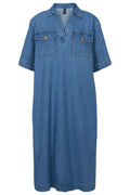 Vivian Dress 2752 | Blue | Kjole fra Prepair – nedsat