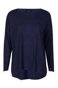 Alma Ls Top | Navy Lala | Bluse fra Liberté – nedsat