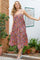 Luna Vea Trägerkleid | Royal Berry | Kleid von Black Colour