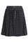 Alma Short Loose Skirt | Dark Grey Leo | Nederdel fra Liberté