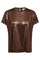 Nivola O-neck Metallic Tee | Bracken | T-shirt fra Mos Mosh