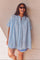 Hevea Tunika | Blau | Hemd von Atelier C