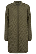 Lola Quilt Jacket | Army | Jakke fra French Laundry – nedsat