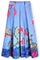 Flaired Flower Skirt | Sky Blue | Nederdel fra Atelier C