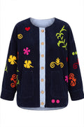 Baya Embroidered Jacket | Royal Blue – nedsat