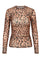 Lela Leo Mesh | Brown | Top fra Avery
