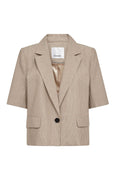 Nadinecc Ss Blazer | Bisquit | Blazer fra Co'Couture
