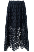 Freya Cut Out Spitzenrock | Schwarz | Rock von Black Colour – nedsat