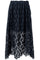 Freya Cut Out Spitzenrock | Schwarz | Rock von Black Colour