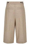 Nadinecc Pleat Bermuda | Bisquit | Shorts fra Co'Couture – nedsat