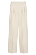Acile Pleat Pant 41225 | Bone | Bukser fra Co'couture – nedsat