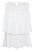 Fleur Frill Top | Hvid | Top fra Statebird – nedsat
