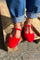 Patent Mary Janes | Rød | Ballarina fra Avery