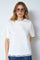 Evi Lace Tee 43031 | White | T-Shirt fra Co'couture