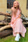 Neo Flower SS Bodenkleid 76335 | Rosa | Kleid von Co'couture