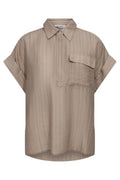 Reggiecc Top | Taupe | Skjorte fra Co'Couture – nedsat