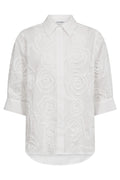 Leyacc Ss Shirt | White | Skjorte fra Co'Couture – nedsat
