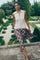 Rinja Marisol Line Knit Top | Ecru | Strik fra Mos Mosh