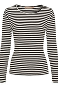 Josiane LS Tee | Black/Greggio | Bluse fra Marta du Chateau – nedsat