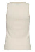 Ara Rib Tank Top | Ecru | T-Shirt fra Mos Mosh – nedsat