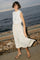 Sazha Mix Kleid | Ecru | Kleid von Mos Mosh