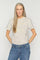 Makri O-SS Tee | Ecru | T-Shirt fra Mos Mosh