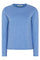 Marla O-Neck Roll Edge Knit | Azurine Melange | Strik fra Soft Rebel