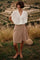 Bali Alexis Skirt | Savannah Tan | Nederdel fra Mos Mosh
