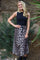 Alma Loose Skirt | Big Lux Leo Fossil | Nederdel fra Liberté