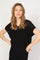 Shani Plain V-neck Knit | Black | Strik fra Mos Mosh