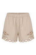 Trixie Lace Shorts | Beige – nedsat