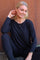Alma Ls Top | Black Black Simili (sorte sten) | Top fra Liberté