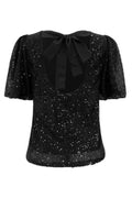 Paige Ss Blouse | Black Sequins | Bluse fra Liberté – nedsat
