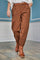 Davina Barrel Pant | Hazelnut Brown | Bukser fra Black Colour