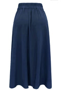Frede Long Skirt | Navy | Nederdel fra Liberté – nedsat