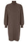 SRLea Rollkragenkleid Strick | Morel Melange | Kleid von Soft Rebels