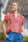 Luna Andrea S/S Top | Scarlett Berry | Bluse fra Black Colour