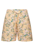 Alma Shorts | Yellow Green Flower | Shorts fra Liberté