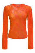 Rose Ls Lace Blouse | Mandarin |  fra Liberté – nedsat
