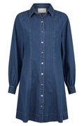 Hanne Denim Dress | Dark Blue | Kjole fra Neo Noir
