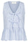 Manja Stripe Top | Hellblau | Bluse von Neo Noir