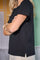 Mayra Ss Tee | Black | T-Shirt fra Black Colour