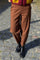 Beverly Barrel Pant | Kamel | Hose von Black Colour
