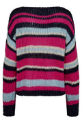 Frodine Stripe Pullover | Navy Pink Creme Stripe | Strik fra Liberté