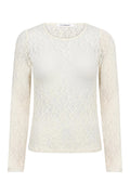 Barna O Neck Blouse | Off-White | T-Shirt fra Co'couture – nedsat
