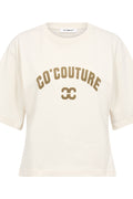 Zenga Tee O Neck | Pearl - Olive | T-Shirt fra Co'couture – nedsat
